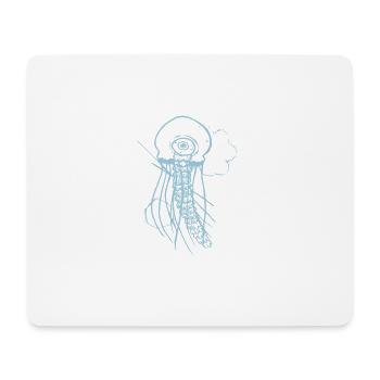 jellyfish - Mouse Pad (horizontal) - white - Front