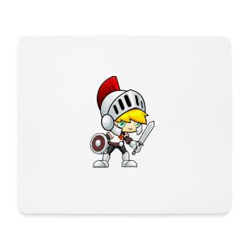 schwert sword knight ritter axt axe ax23 - Mousepad (Querformat) - Weiß - Vorne