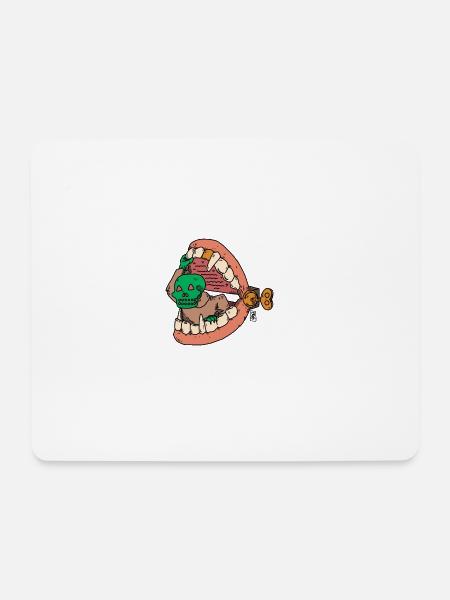 Zahnschmerzen - Mousepad (Querformat) - Weiß