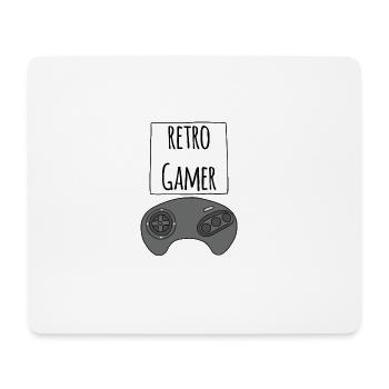 Retro Gamer Saturn - Tapis de souris (format paysage) - blanc - Devant