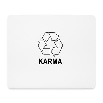 Karma - Mousepad (Querformat) - Weiß - Vorne