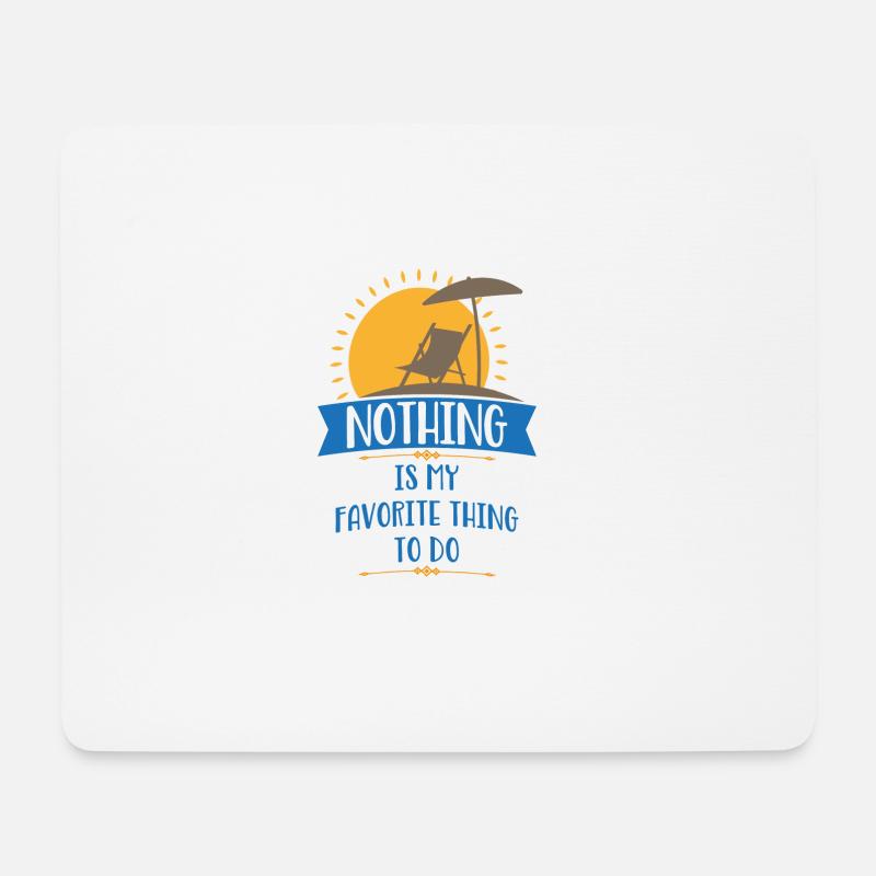 Sommer - Mousepad (Querformat) - Weiß