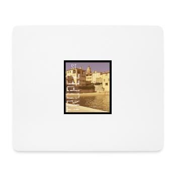 T-shirt St-Tropez French Riviera - Tapis de souris (format paysage) - blanc - Devant