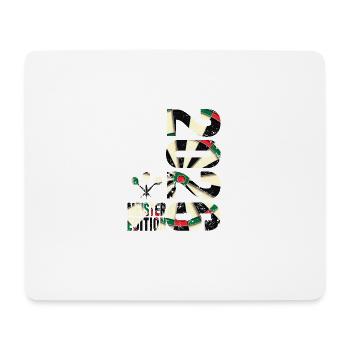 Darts Meister 2026, Kreisliga Shirt Dartboard - Mousepad (Querformat) - Weiß - Vorne