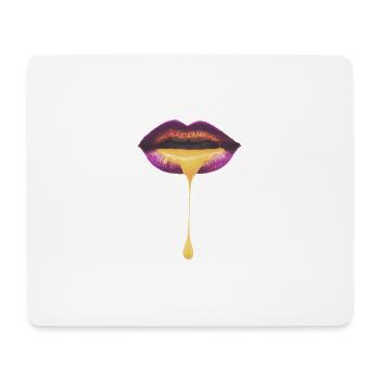 Bain de bouche - Tapis de souris (format paysage) - blanc - Devant
