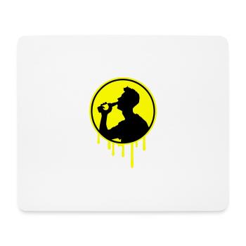 Bottle of beer drink - Mouse Pad (horizontal) - white - Front