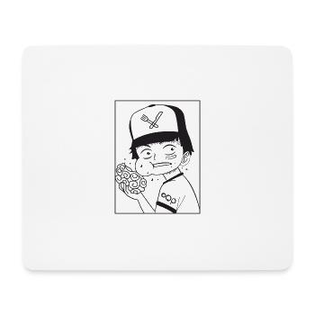 Manga Mange - Tapis de souris (format paysage) - blanc - Devant