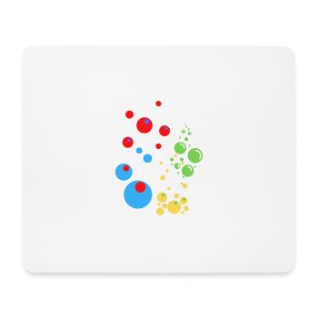 Bubbles - Mouse Pad (horizontal) - white - Front