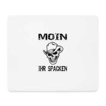 Moin - Mousepad (Querformat) - Weiß - Vorne