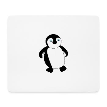 Pinguin - Mousepad (Querformat) - Weiß - Vorne