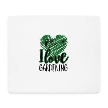 Hobby gardeners, fruit and vegetable gardeners - Mouse Pad (horizontal) - white - Front