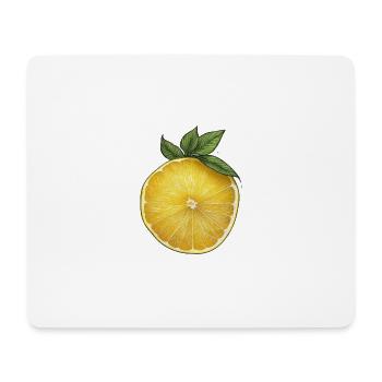 Lemonslice - Mousepad (Querformat) - Weiß - Vorne