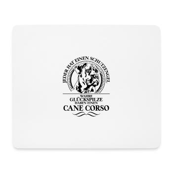 CANE CORSO Schutzengel Hunde Spruch Wilsigns - Mousepad (Querformat) - Weiß - Vorne