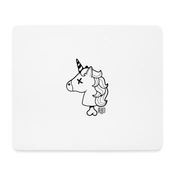 UNICORN MORT - Tapis de souris (format paysage) - blanc - Devant