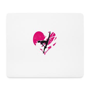 Herz rsg 8 - Mousepad (Querformat) - Weiß - Vorne