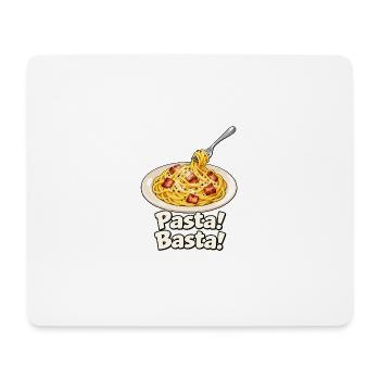 Pasta! Basta! - Mousepad (Querformat) - Weiß - Vorne