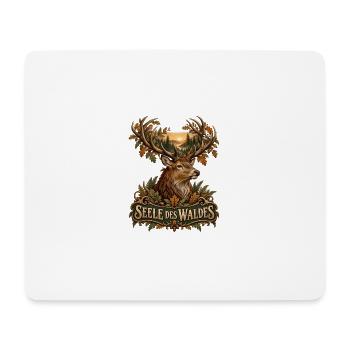Seele des Waldes - Mousepad (Querformat) - Weiß - Vorne