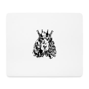 COCKER SPANIEL Crown Dog Dogs Wilsigns - Mouse Pad (horizontal) - white - Front