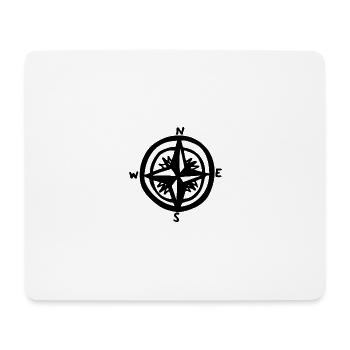 Compass - Mouse Pad (horizontal) - white - Front