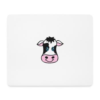 Cow Drawing - Mouse Pad (horizontal) - white - Front