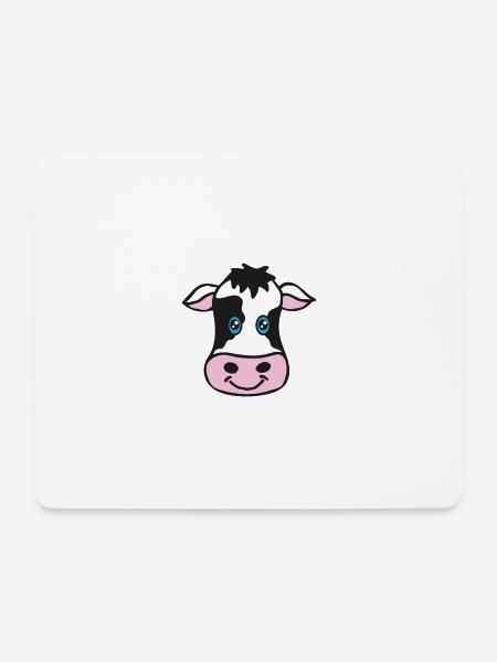 Cow Drawing - Mouse Pad (horizontal) - white