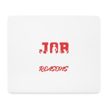 Small reasons Committed person poison - Mouse Pad (horizontal) - white - Front