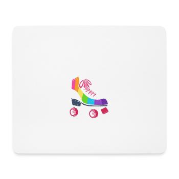 Allons faire du poison pour les fans de roller - Tapis de souris (format paysage) - blanc - Devant