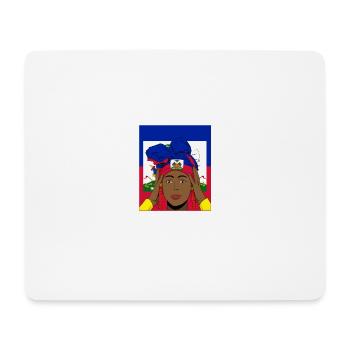 Haiti Haitian Flagge Frau Prinzessin I Geschenk - Mousepad (Querformat) - Weiß - Vorne