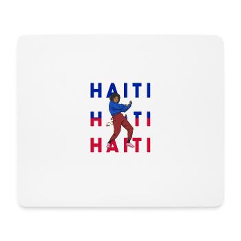Haiti Haitian Flagge Frau Prinzessin I Geschenk - Mousepad (Querformat) - Weiß - Vorne