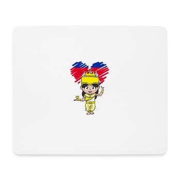 Kambodscha Tradition Tanz Khmer Apsara I Geschenk - Mousepad (Querformat) - Weiß - Vorne