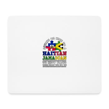 Haiti Haitianer Jamaika Kombination I Geschenk - Mousepad (Querformat) - Weiß - Vorne