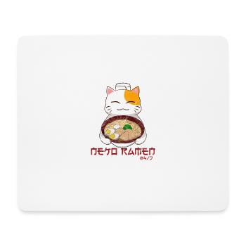 Asian Japanese Ramen Cat I Gift - Mouse Pad (horizontal) - white - Front