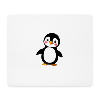 Pinguin - Mousepad (Querformat) - Weiß - Vorne