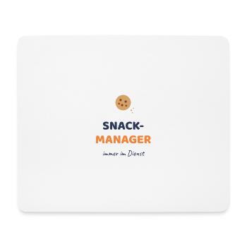 Snack Manager - Mousepad (Querformat) - Weiß - Vorne