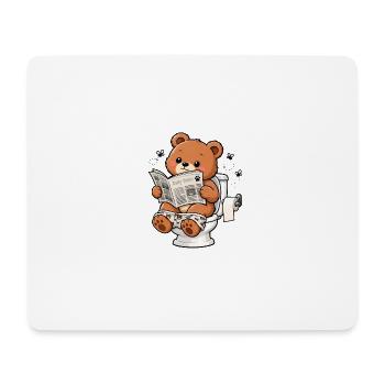 Bärenjunges - Mousepad (Querformat) - Weiß - Vorne