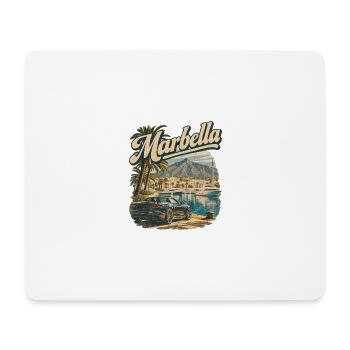 Marbella Puerto Banus Hafen - Mousepad (Querformat) - Weiß - Vorne