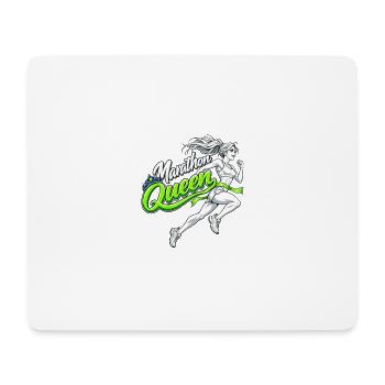 Marathon Queen – Manga-Läuferin - Mousepad (Querformat) - Weiß - Vorne
