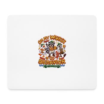 Auf meinem Wurst Behavior Bier Festival - Mousepad (Querformat) - Weiß - Vorne