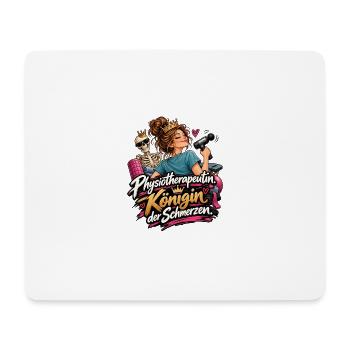 Physiotherapeutin Königin der Schmerzen - Mousepad (Querformat) - Weiß - Vorne