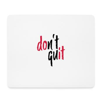 NE PAS QUITTER - Do it pompes Fitte Sport - Tapis de souris (format paysage) - blanc - Devant