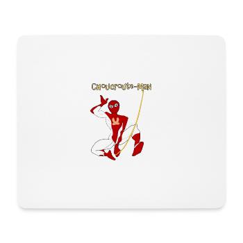 Alsace sauerkraut man - Mouse Pad (horizontal) - white - Front