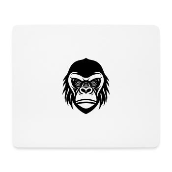 Gorilla - Mousepad (Querformat) - Weiß - Vorne