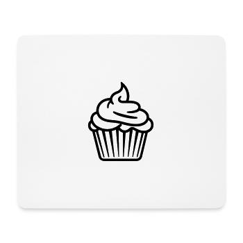 Cupcake - Mousepad (Querformat) - Weiß - Vorne
