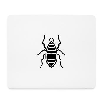 Insecte puce - Tapis de souris (format paysage) - blanc - Devant