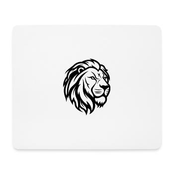Lion's head - Mouse Pad (horizontal) - white - Front