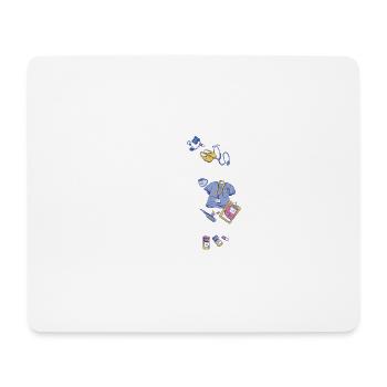 Eat Sleep Clinicals Panic Funny Nurse Medical - Mousepad (Querformat) - Weiß - Vorne