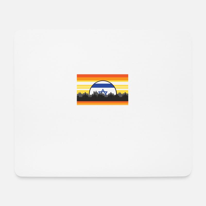 Im Tired of Waking Up and Not Being In Israel - Mousepad (Querformat) - Weiß