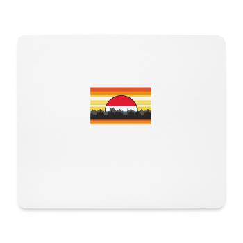J'en ai marre de me réveiller et de ne pas être au Luxembourg - Tapis de souris (format paysage) - blanc - Devant