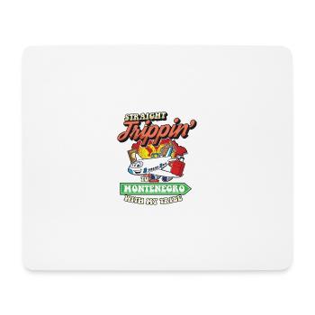Straight Trippin To Montenegro With My Tribe - Mousepad (Querformat) - Weiß - Vorne