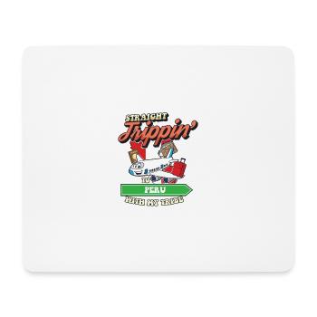 Straight Trippin' To Peru With My Tribe Family - Mousepad (Querformat) - Weiß - Vorne